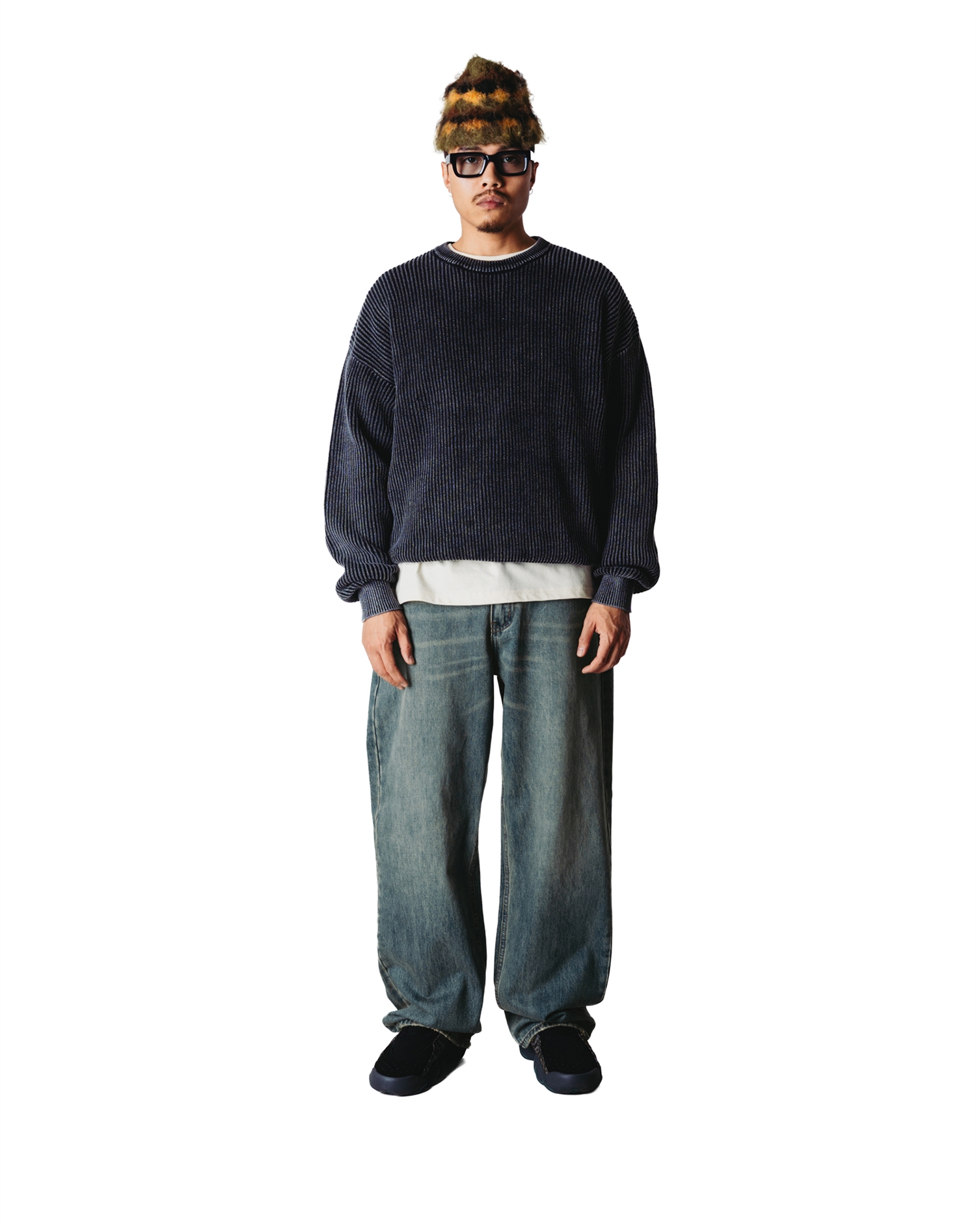 Woodbird - WBRami Vintage Jeans - Washed Mid Blue 